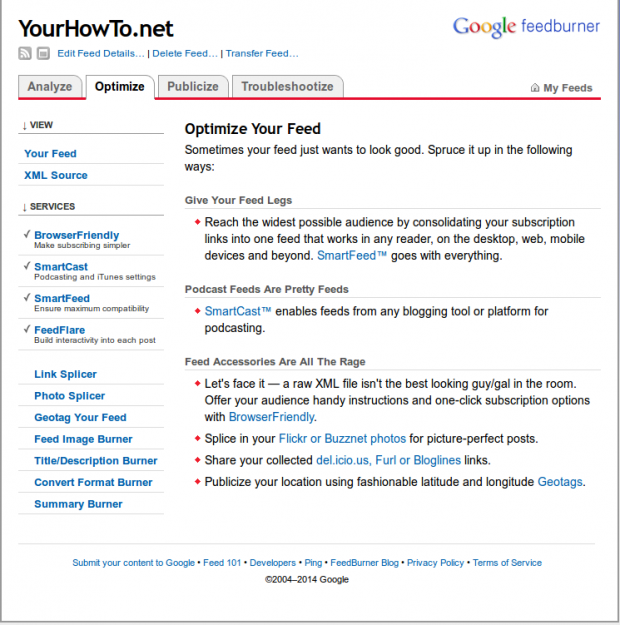 Google Feedburner