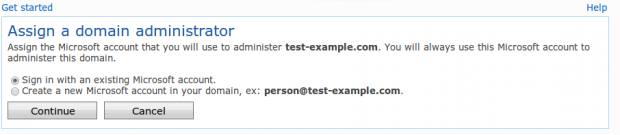 Assign an administrator